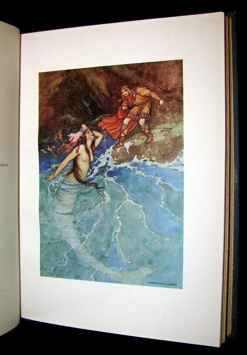 1913 Rare First Edition - THE FAIRY BOOK Illustrated by Warwick Goble.