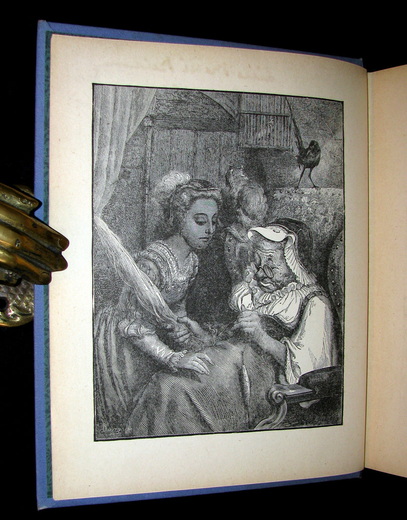 1886 Scarce Book - FAIRY TALES by Edouard Laboulaye - illustrated. FIRST EDITION.