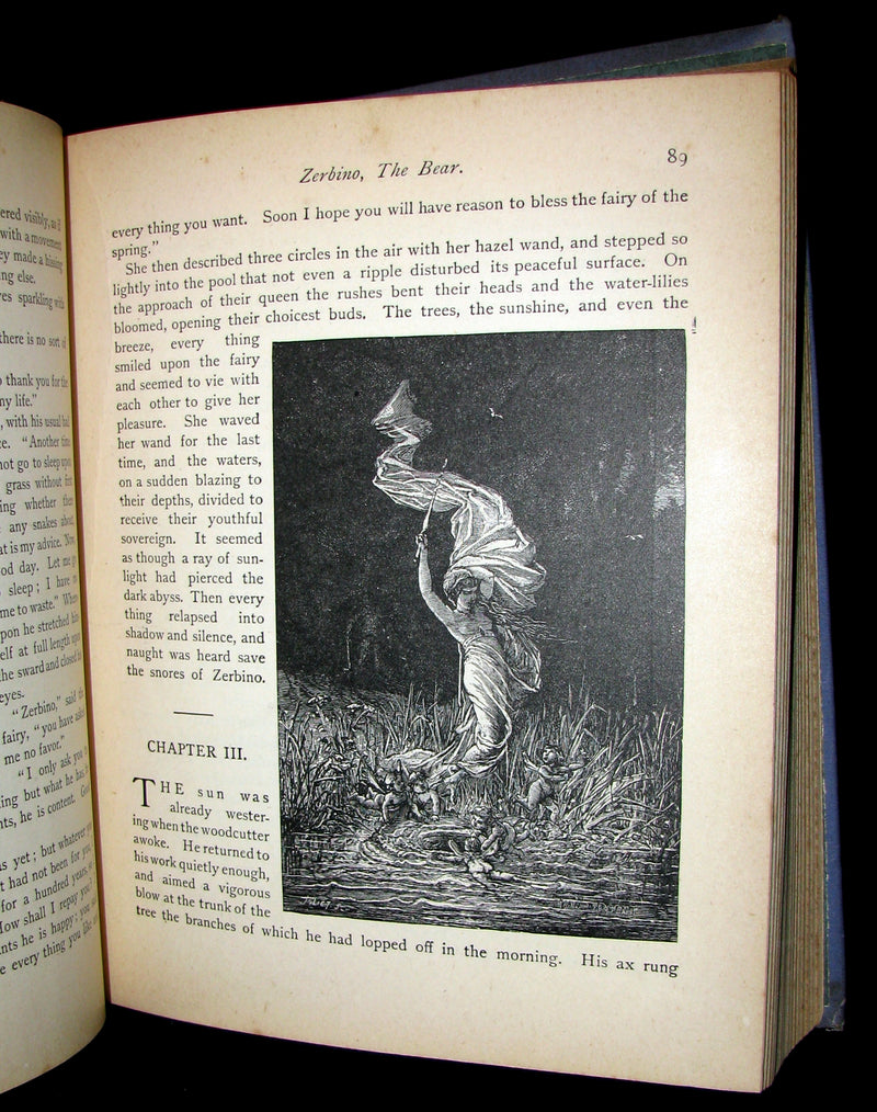 1886 Scarce Book - FAIRY TALES by Edouard Laboulaye - illustrated. FIRST EDITION.