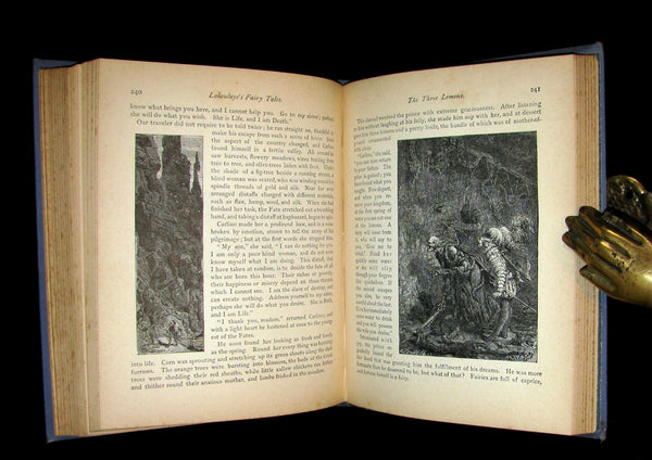 1886 Scarce Book - FAIRY TALES by Edouard Laboulaye - illustrated. FIRST EDITION.
