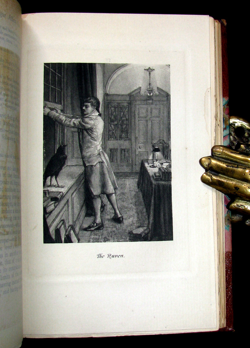 1895 Scarce Book Set - The Works of Edgar Allan Poe. (including Tales of Mystery and Imagination).