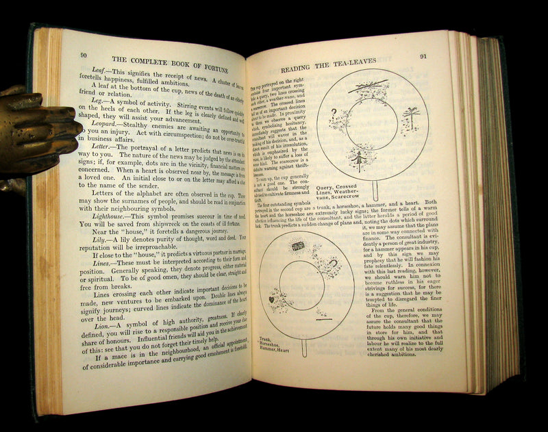 1930 Rare Book -The Complete Book of Fortune A Comprehensive Survey Of The Occult Sciences And Other Methods Of Divination