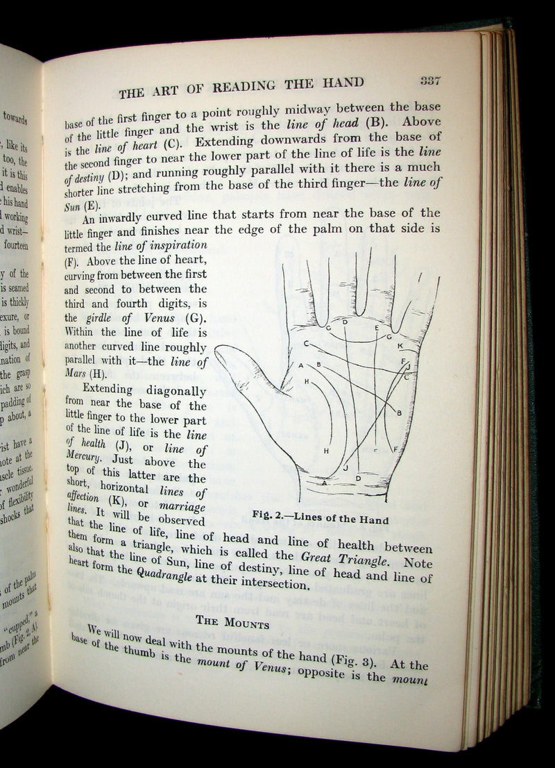 1930 Rare Book -The Complete Book of Fortune A Comprehensive Survey Of The Occult Sciences And Other Methods Of Divination