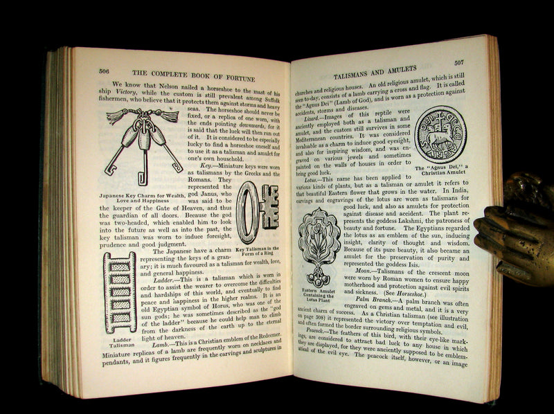 1930 Rare Book -The Complete Book of Fortune A Comprehensive Survey Of The Occult Sciences And Other Methods Of Divination