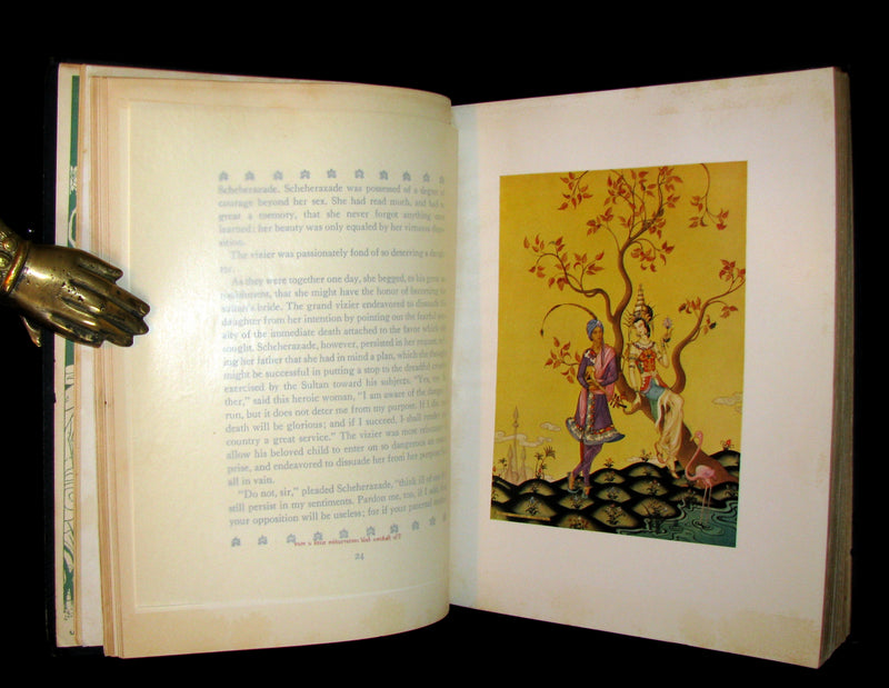 1928 Rare First Edition - ARABIAN NIGHTS illustrated by Virginia Frances Sterrett.