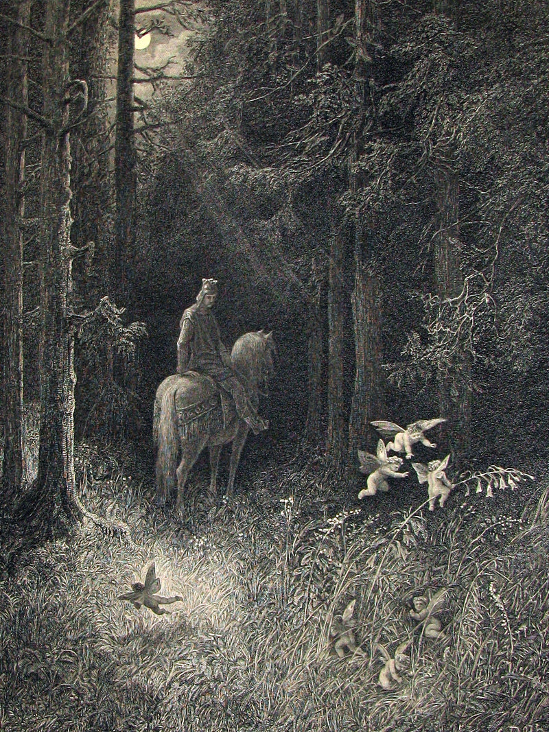 1879 Scarce Book ~ The Story of Arthur and Guinevere illustrated by Gustave Doré.