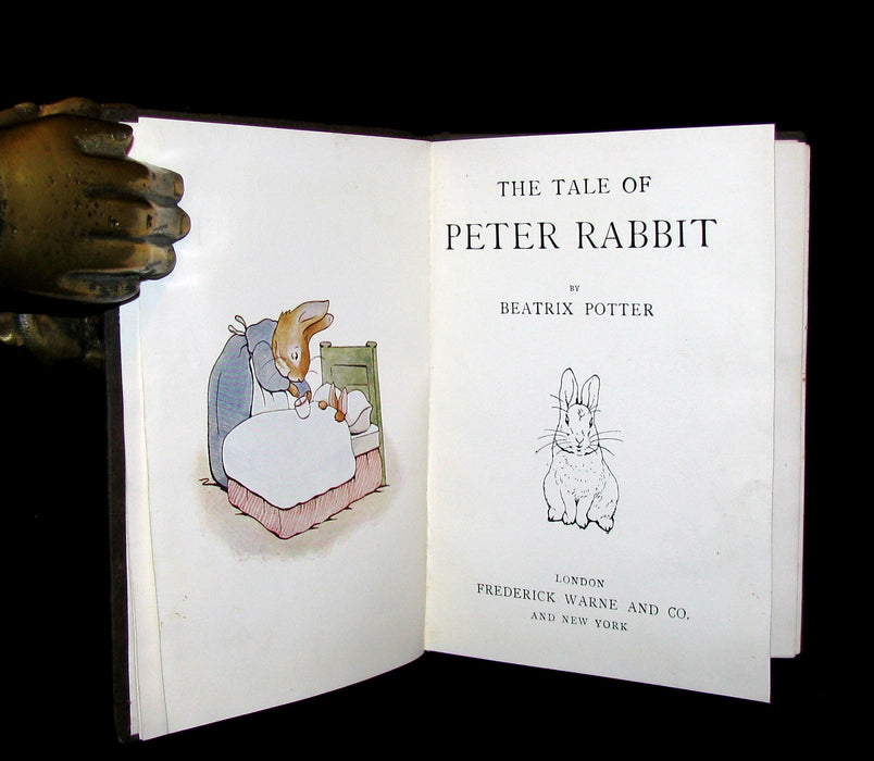 1903 Rare Book - Beatrix Potter  - THE TALE OF PETER RABBIT - First Edition, 6th printing.