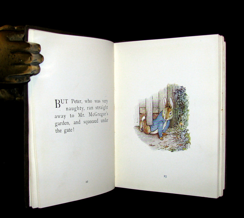 1903 Rare Book - Beatrix Potter  - THE TALE OF PETER RABBIT - First Edition, 6th printing.