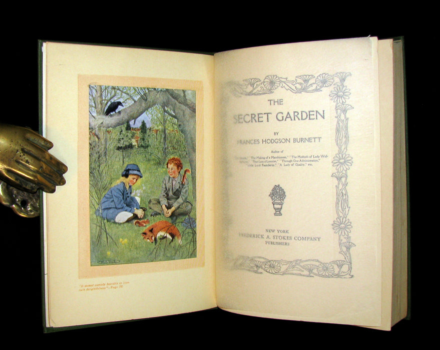 1911 Rare First Edition - The SECRET GARDEN by Frances Hodgson Burnett.