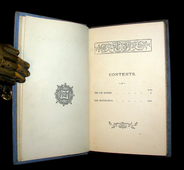 1890's Scarce Victorian Edition - Hans Christian Andersen - THE ICE MAIDEN Illustrated.