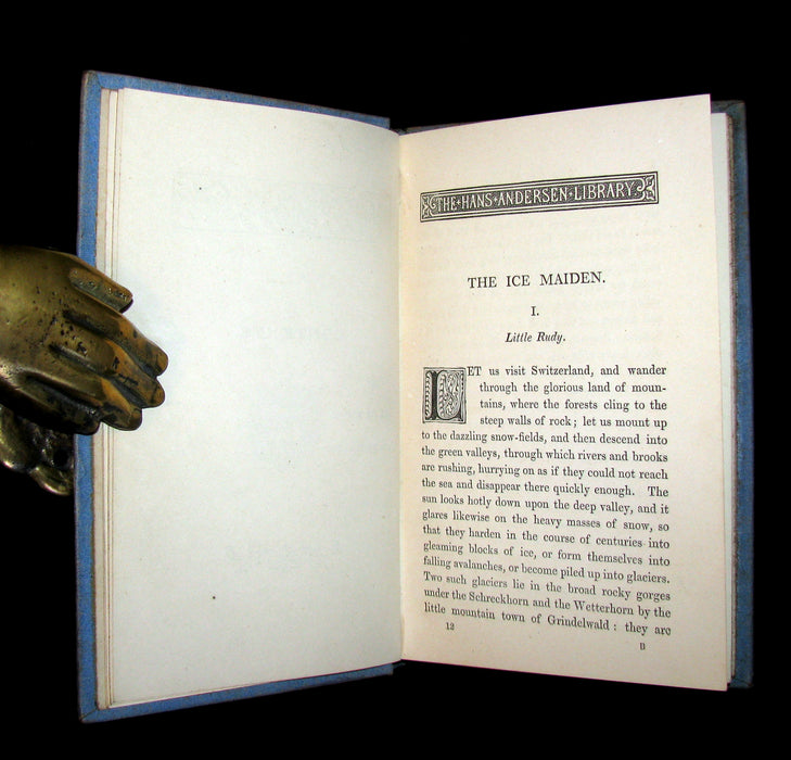 1890's Scarce Victorian Edition - Hans Christian Andersen - THE ICE MAIDEN Illustrated.