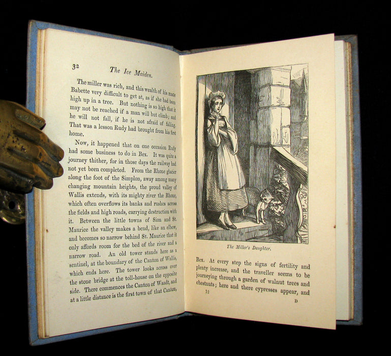 1890's Scarce Victorian Edition - Hans Christian Andersen - THE ICE MAIDEN Illustrated.