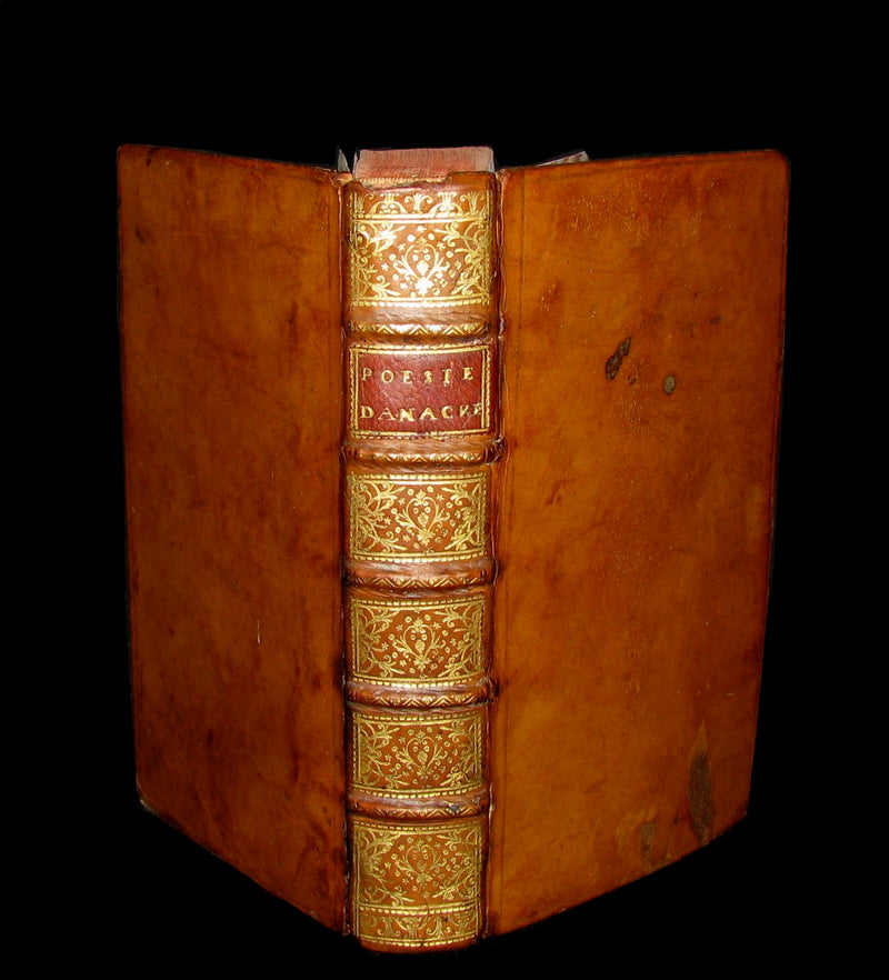 1696 Scarce French Book ~ ANACREON & SAPPHO (poetess of Lesbos) Poems - SAPHO (curiosa).