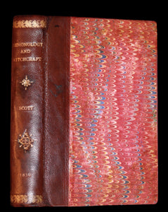 1830 Scarce First US EDITION - Walter Scott - Demonology & Witchcraft - WITCHES & FAIRIES.