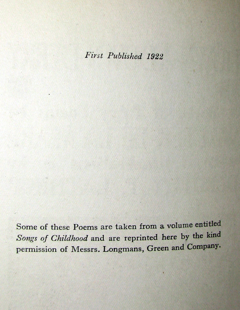 1922 Rare 1stED Book -  DOWN-ADOWN-DERRY, A Book of FAIRY POEMS illustrated.