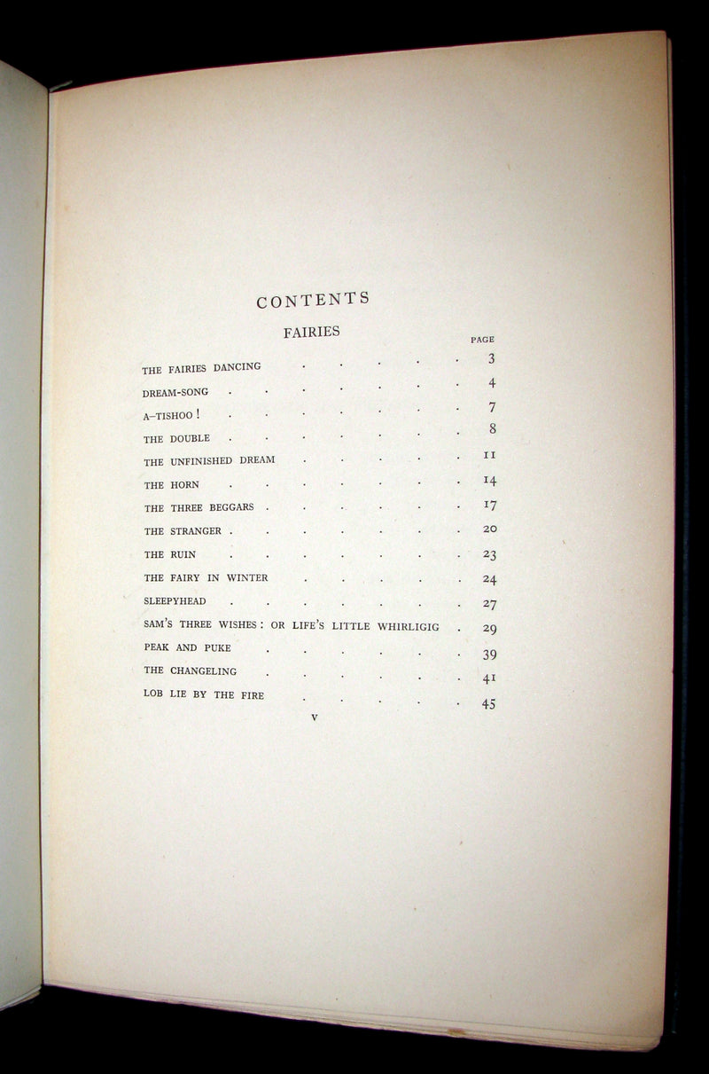 1922 Rare 1stED Book -  DOWN-ADOWN-DERRY, A Book of FAIRY POEMS illustrated.