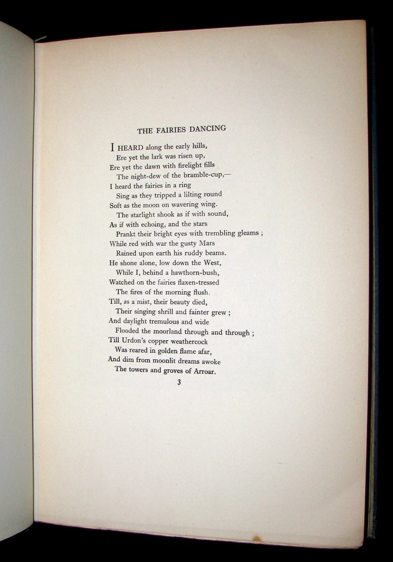 1922 Rare 1stED Book -  DOWN-ADOWN-DERRY, A Book of FAIRY POEMS illustrated.