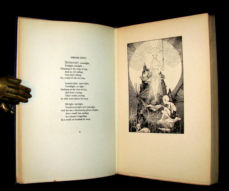 1922 Rare 1stED Book -  DOWN-ADOWN-DERRY, A Book of FAIRY POEMS illustrated.