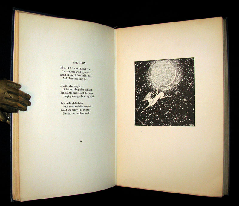 1922 Rare 1stED Book -  DOWN-ADOWN-DERRY, A Book of FAIRY POEMS illustrated.