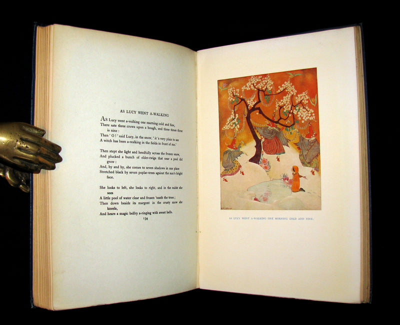 1922 Rare 1stED Book -  DOWN-ADOWN-DERRY, A Book of FAIRY POEMS illustrated.