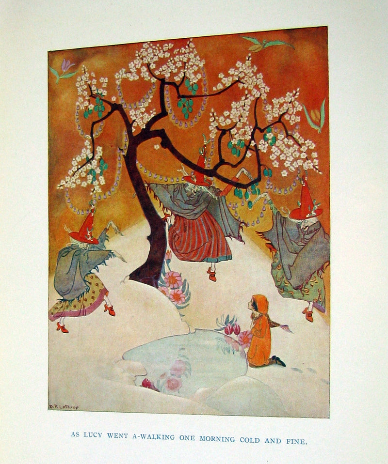 1922 Rare 1stED Book -  DOWN-ADOWN-DERRY, A Book of FAIRY POEMS illustrated.