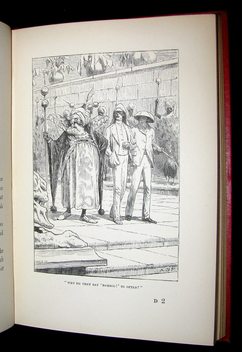 1886 Rare Book - A TANGLED TALE by Lewis Carroll, illustrated by Arthur B. Frost.