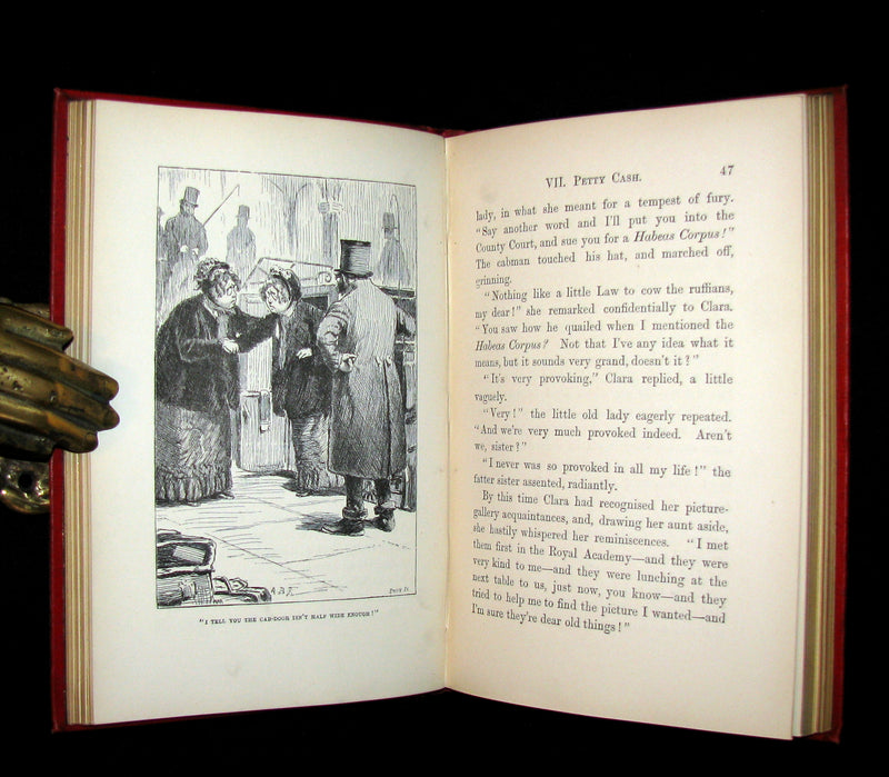 1886 Rare Book - A TANGLED TALE by Lewis Carroll, illustrated by Arthur B. Frost.