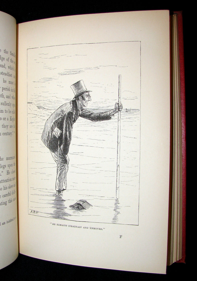 1886 Rare Book - A TANGLED TALE by Lewis Carroll, illustrated by Arthur B. Frost.