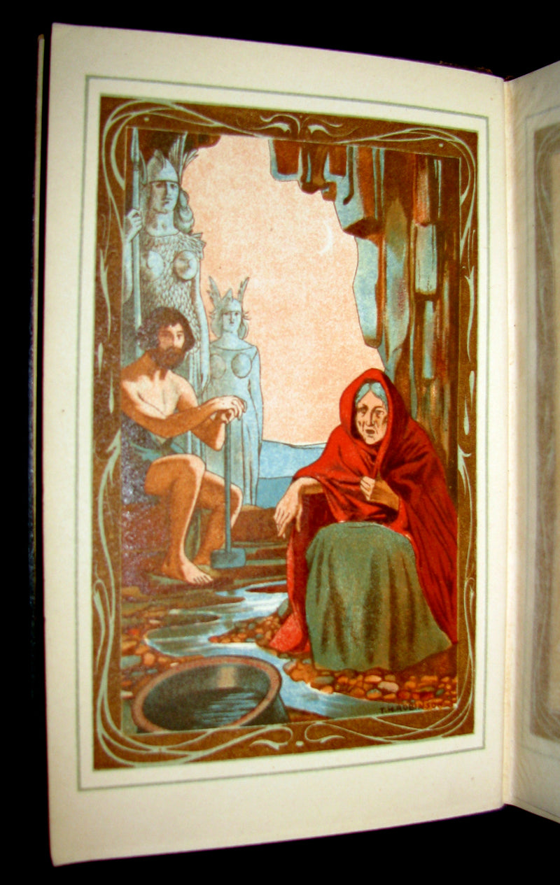 1903 Scarce 1stED Book - HEROES OF THE NORSELANDS illustrated by Thomas Heath Robinson.