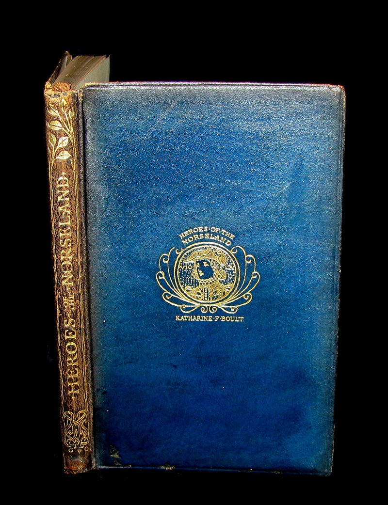 1903 Scarce 1stED Book - HEROES OF THE NORSELANDS illustrated by Thomas Heath Robinson.