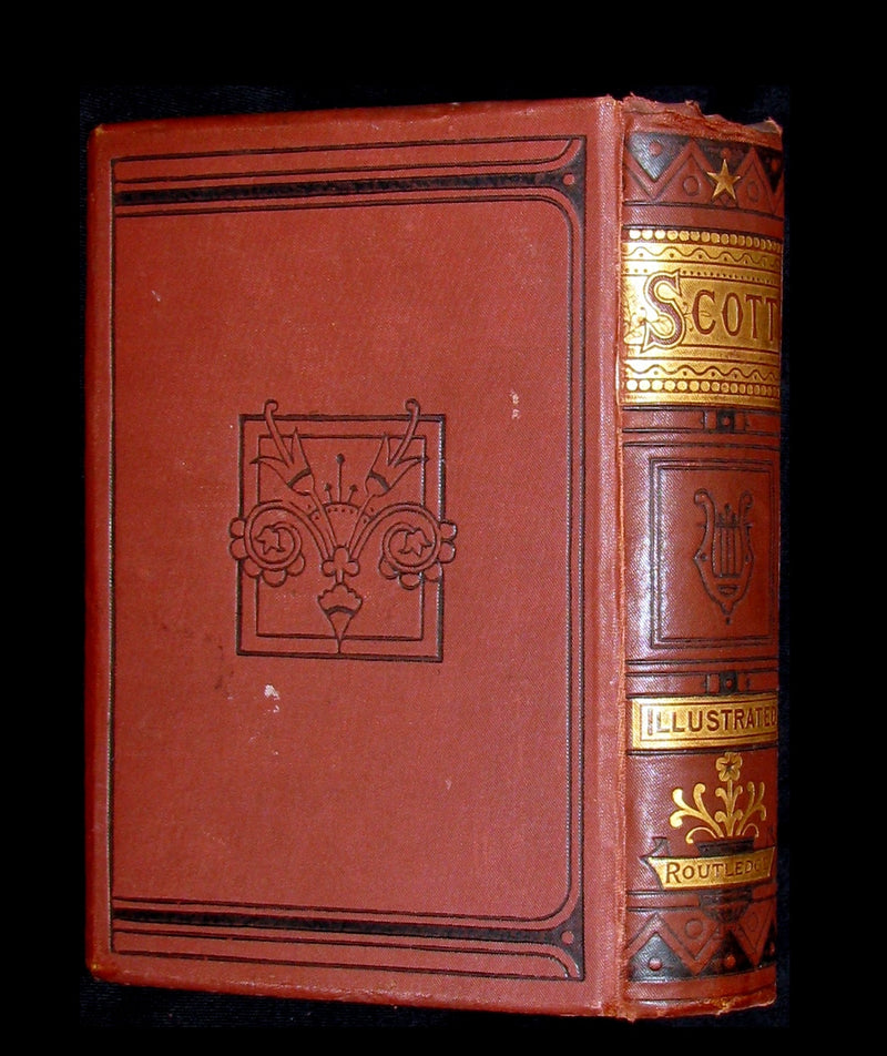 1860 Rare Book ~  The Poetical Works of Sir Walter Scott Illustrated by Corbould.