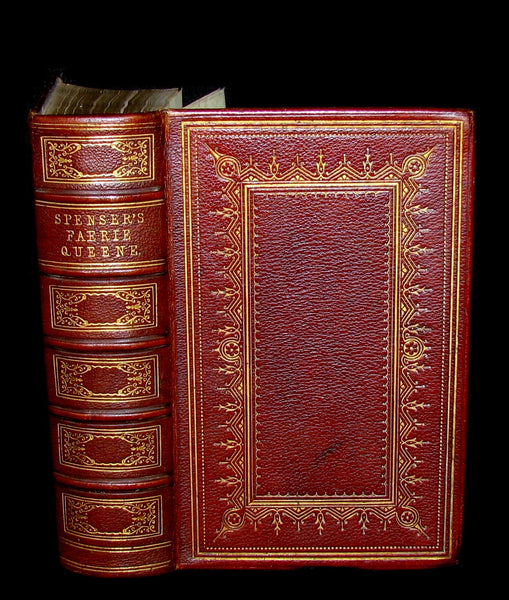 1856 Rare Book ~ The FAERIE QUEENE by Edmund SPENSER Illustrated by Corbould.