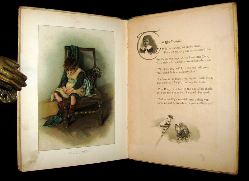1880's Scarce Victorian Book ~ The Christmas Tree Fairy illustrated by Lizzie Lawson Mack