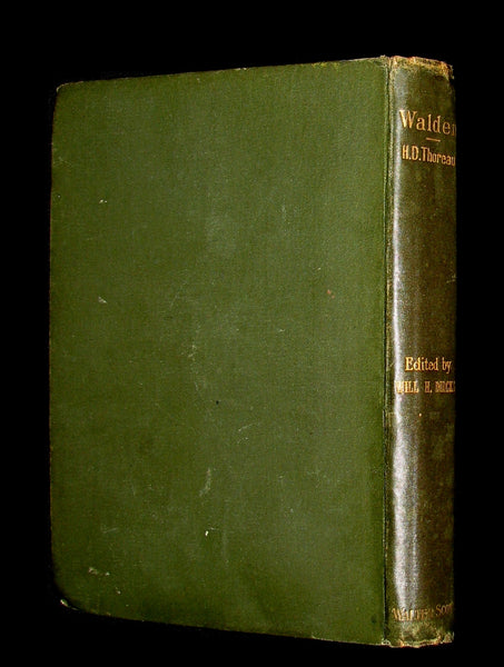 1886 Rare Victorian Book - WALDEN; or, Life in the Woods by Henry David Thoreau.