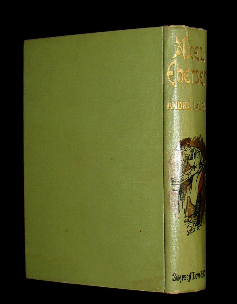 1892 Scarce 1stED Book - AXEL EBERSEN The Graduate of Upsala by Jules Verne collaborator.