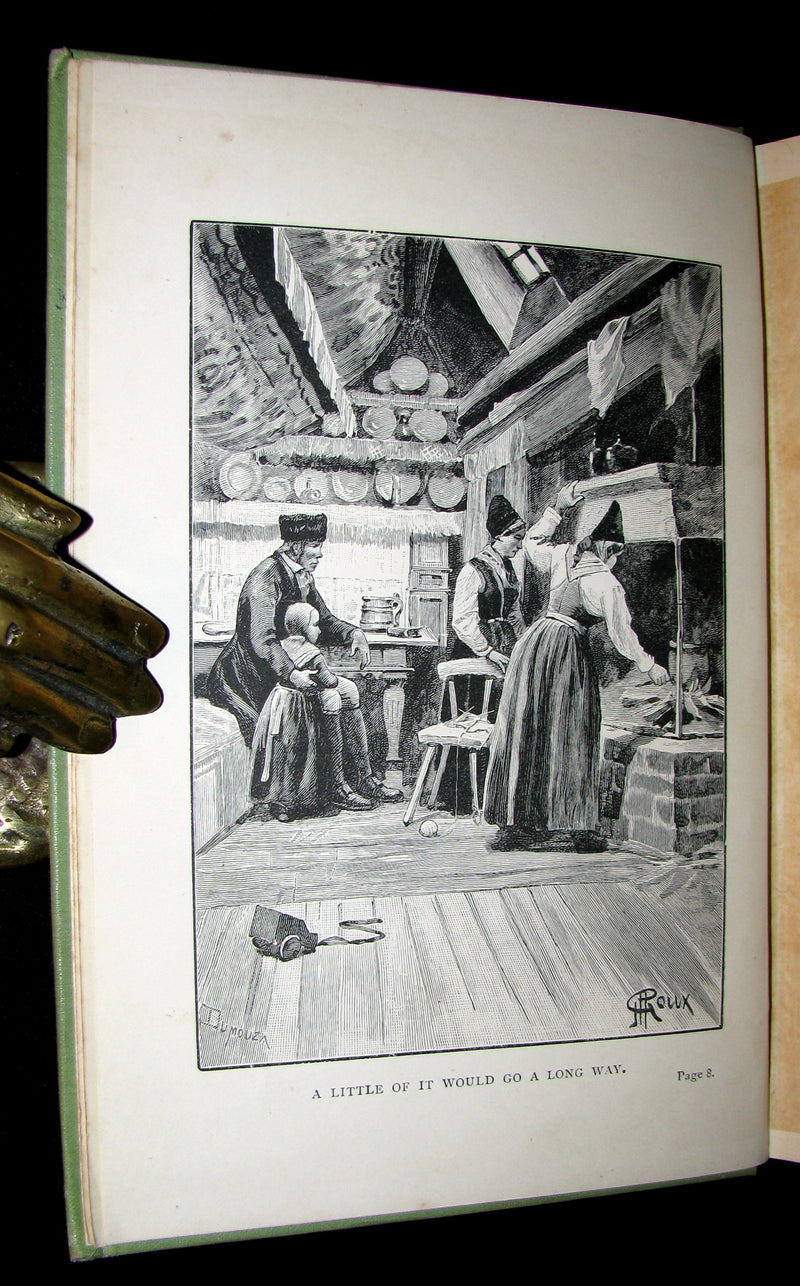 1892 Scarce 1stED Book - AXEL EBERSEN The Graduate of Upsala by Jules Verne collaborator.