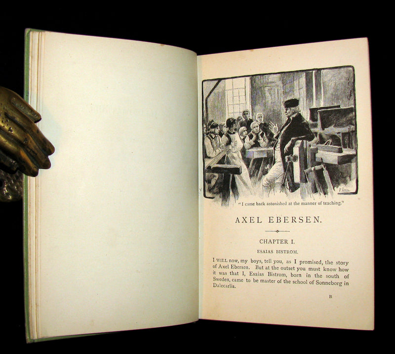 1892 Scarce 1stED Book - AXEL EBERSEN The Graduate of Upsala by Jules Verne collaborator.