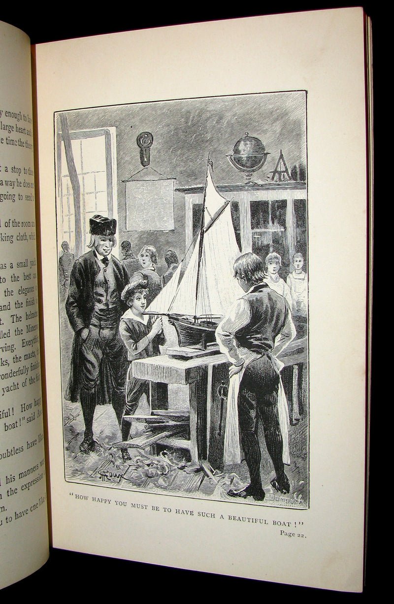 1892 Scarce 1stED Book - AXEL EBERSEN The Graduate of Upsala by Jules Verne collaborator.