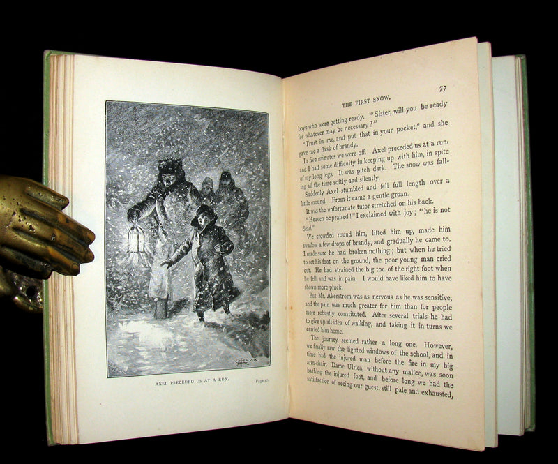 1892 Scarce 1stED Book - AXEL EBERSEN The Graduate of Upsala by Jules Verne collaborator.
