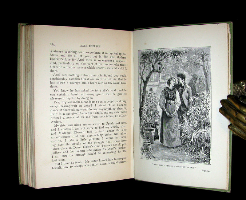 1892 Scarce 1stED Book - AXEL EBERSEN The Graduate of Upsala by Jules Verne collaborator.