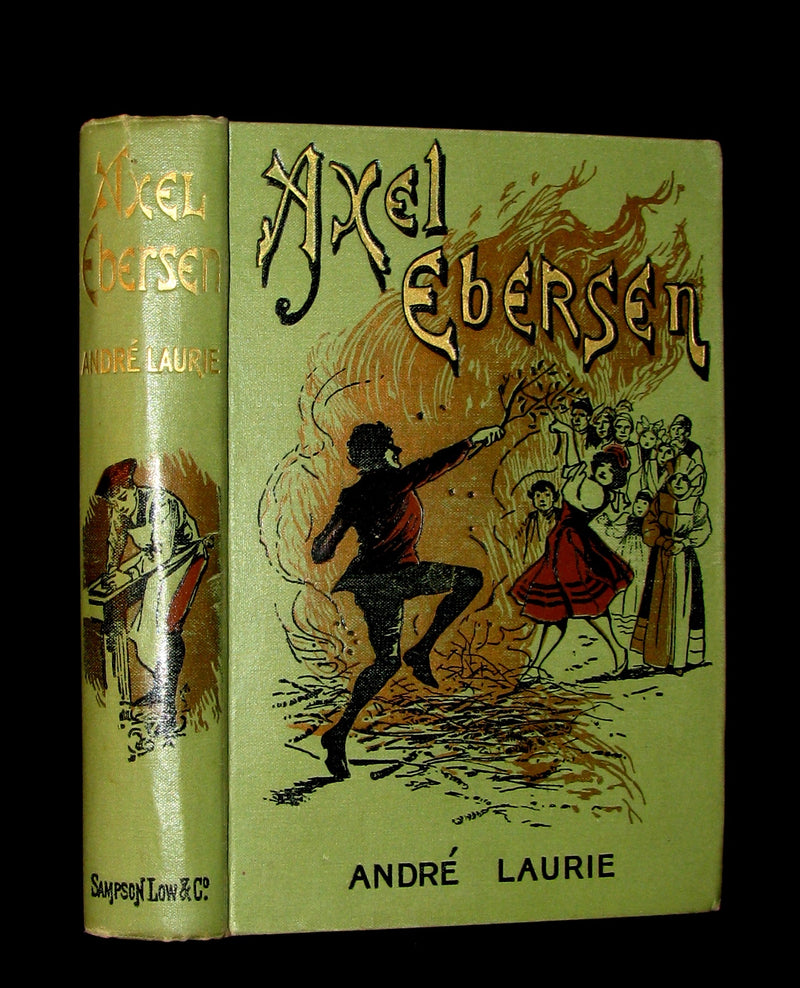 1892 Scarce 1stED Book - AXEL EBERSEN The Graduate of Upsala by Jules Verne collaborator.