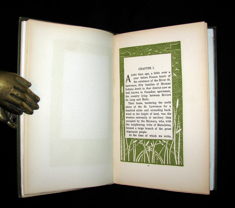 1901 Rare Canadiana - The ISLE of the MASSACRE - A Tale of the Saint Lawrence. 1stED.
