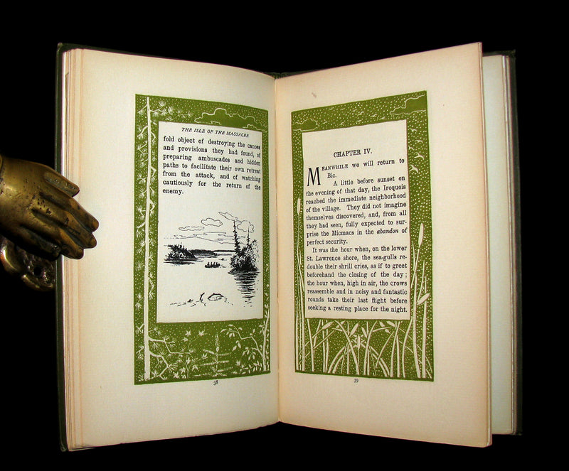 1901 Rare Canadiana - The ISLE of the MASSACRE - A Tale of the Saint Lawrence. 1stED.