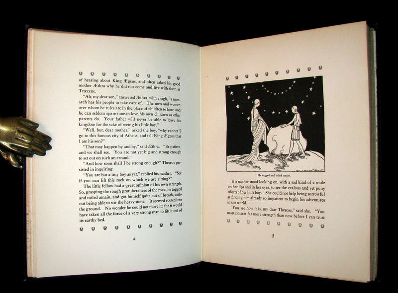 1921 Rare Book - Tanglewood Tales by Nathaniel Hawthorne illustrated by Virginia Frances Sterrett