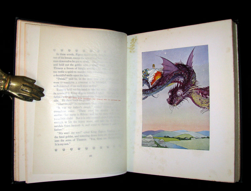 1921 Rare Book - Tanglewood Tales by Nathaniel Hawthorne illustrated by Virginia Frances Sterrett