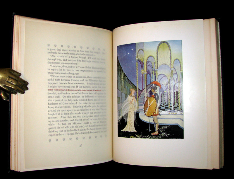 1921 Rare Book - Tanglewood Tales by Nathaniel Hawthorne illustrated by Virginia Frances Sterrett
