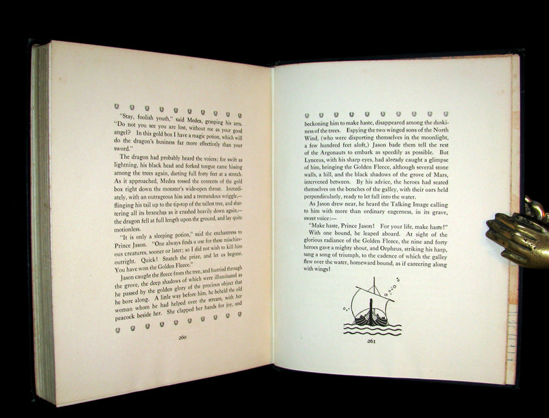 1921 Rare Book - Tanglewood Tales by Nathaniel Hawthorne illustrated by Virginia Frances Sterrett