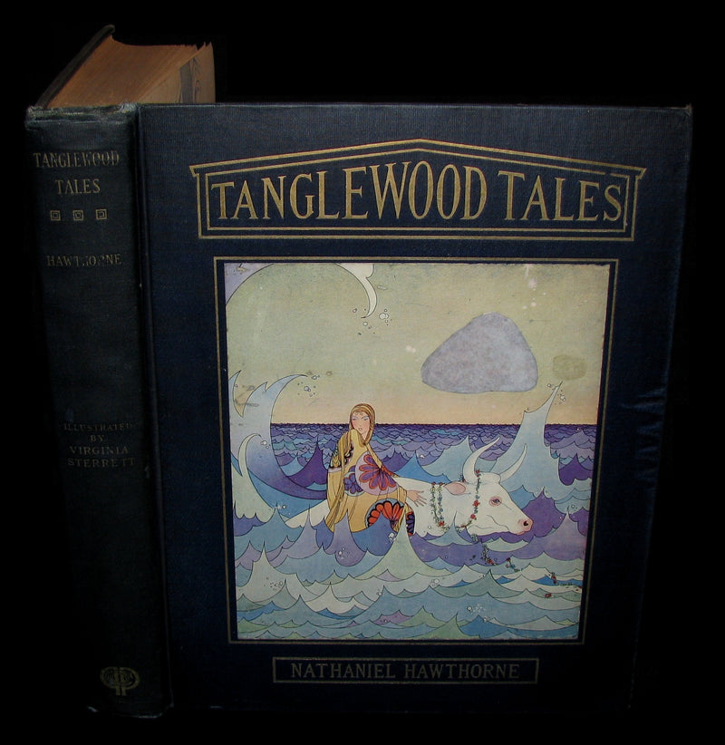 1921 Rare Book - Tanglewood Tales by Nathaniel Hawthorne illustrated by Virginia Frances Sterrett