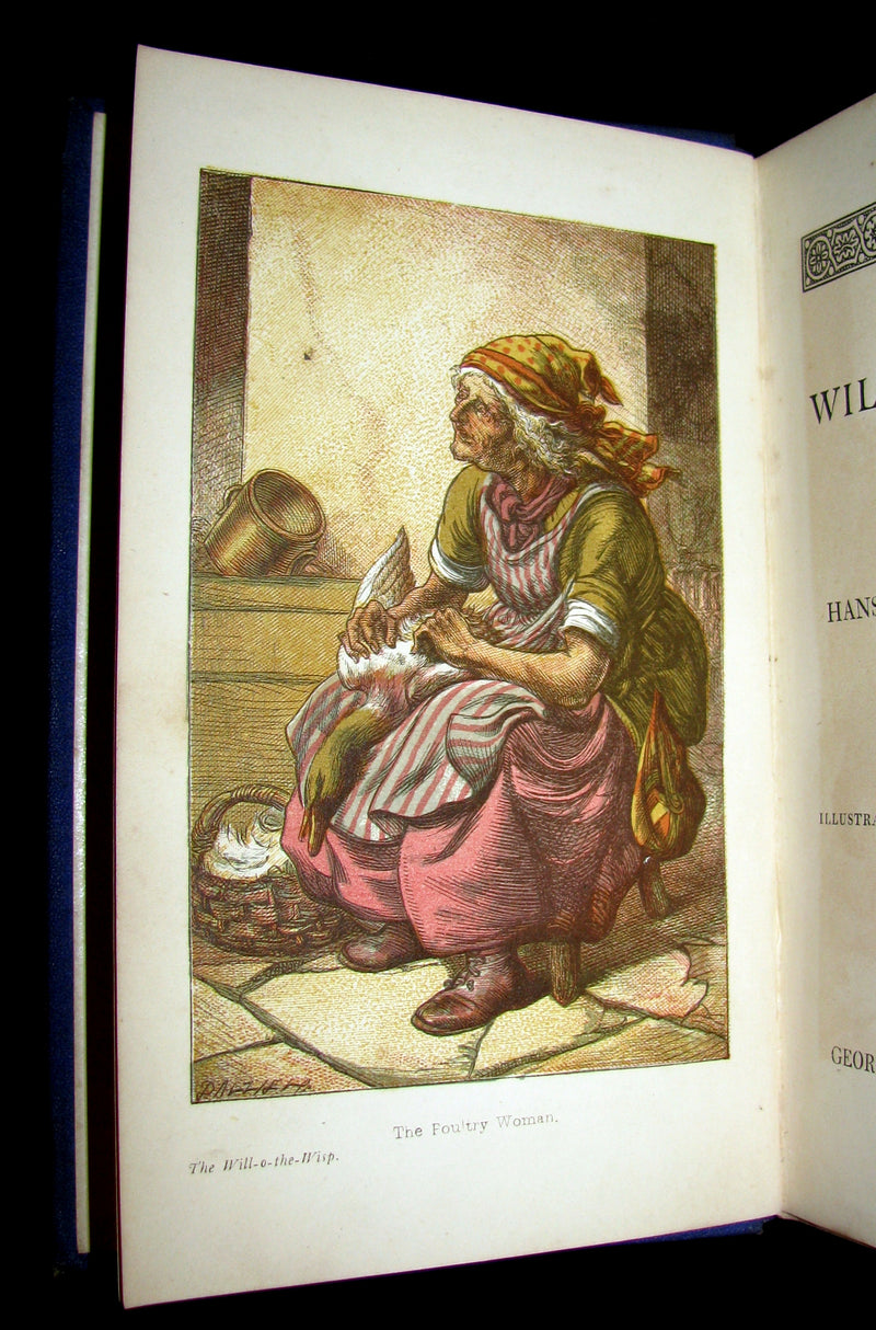 1890's Scarce Victorian Edition - Andersen - The WILL-O'-THE-WISP Illustrated.