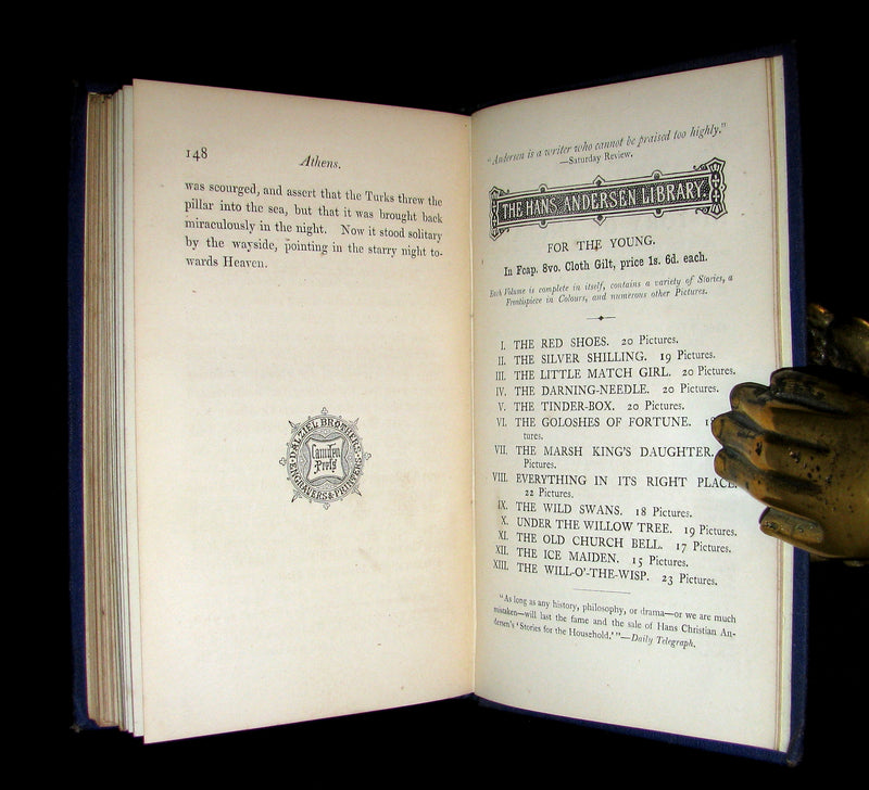 1890's Scarce Victorian Edition - Andersen - The WILL-O'-THE-WISP Illustrated.
